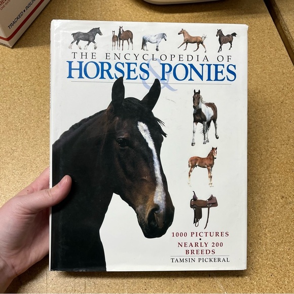 The Encyclopedia of Horses & Ponies Hardback Book - Picture 1 of 5